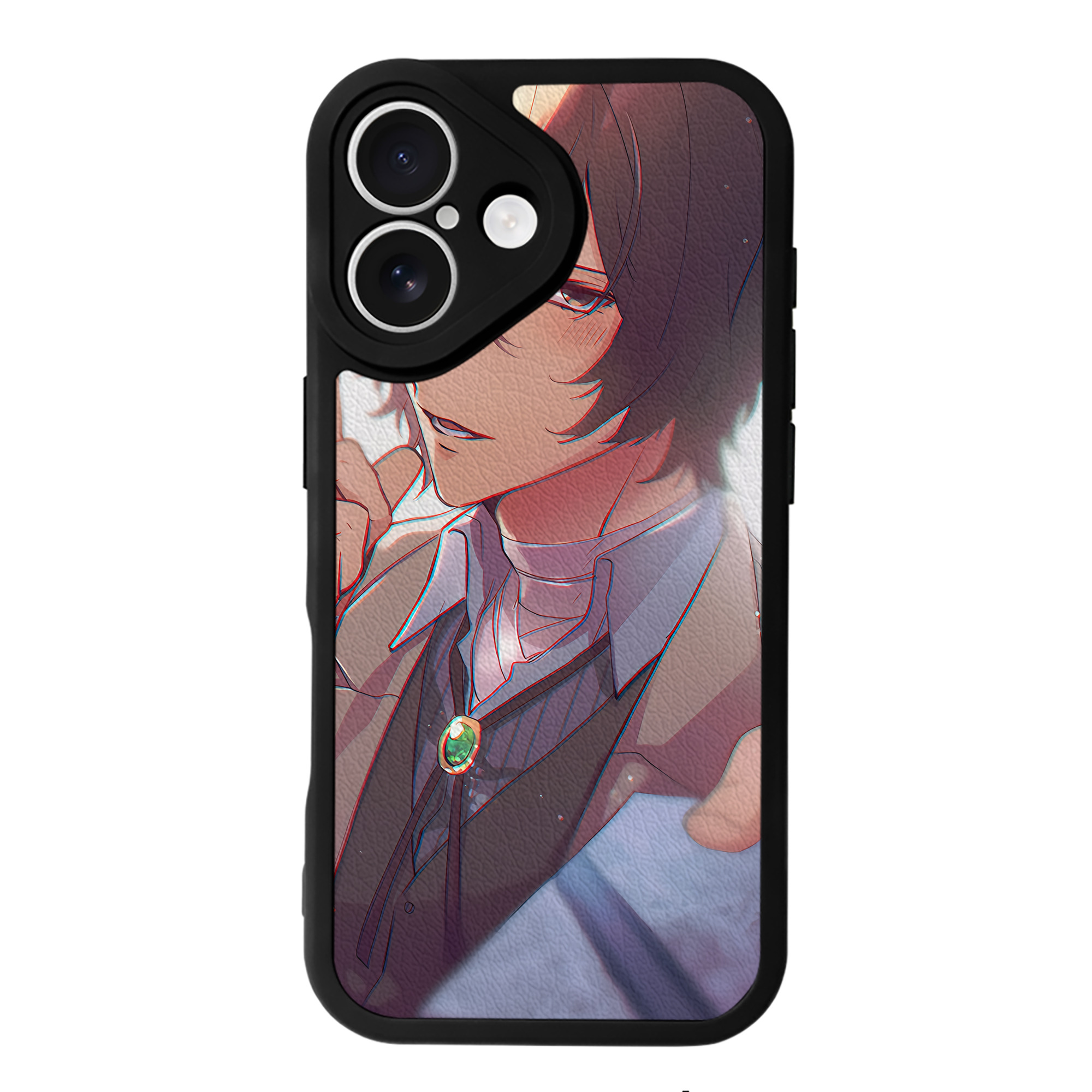 （画像用） 文豪ストレイドッグス Bungo Stray Dogs 【iPhone 16シリーズ対応】シリコンスマホケース（レザー調） 材質：シリコン
